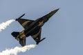 SoloTurk F-16 underside Royalty Free Stock Photo
