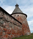 Solovetsky Monastery. White tower Royalty Free Stock Photo