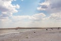 Solt lake Baskunchak. Astrakhan Region, Russia Royalty Free Stock Photo