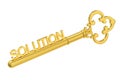 Solution concept with golden key