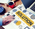 Solution Problem Solving Ideas Strategy Concept Royalty Free Stock Photo