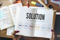 Solution Problem Solving Share Ideas Concept Royalty Free Stock Photo