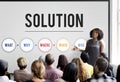 Solution Problem Solving Share Ideas Concept Royalty Free Stock Photo