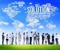 Solution Solve Problem Strategy Vision Decision Concept