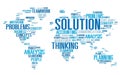 Solution Solve Problem Strategy Vision Decision Concept