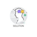 Solution Think New Idea Inspiration Creative Process Business Icon Royalty Free Stock Photo