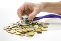 Solution to financial crisis concept Royalty Free Stock Photo