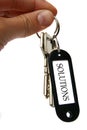 Solutions keys Royalty Free Stock Photo