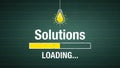 Solutions loading Royalty Free Stock Photo