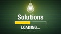 Solutions loading Royalty Free Stock Photo