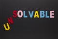 Solvable Unsolvable Concept