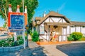 Solvang Inn and Cottages, hotel in Downtown, architecture reflects traditional Danish style. City in Southern California`s Sant