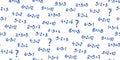 Solve mathematics examples seamless pattern Royalty Free Stock Photo