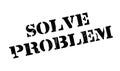 Solve Problem rubber stamp