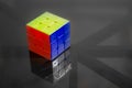 Solved Rubics Cube Royalty Free Stock Photo