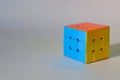 Solved Rubik& x27;s cube