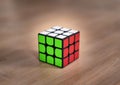 Solved rubik 3x3 three sides