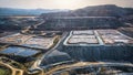 Solvent extraction plant at copper mine in Skouriotissa, Cyprus Royalty Free Stock Photo