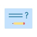 Solving Question icon image.