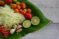 Som Tum Ingredient, Thai spicy and diet food