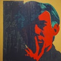 SoMa: SFMoMA - Andy Warhol\'s Self Portrait, San Francisco, United States of America.