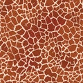 Somali giraffe skin vector seamless pattern Royalty Free Stock Photo