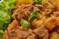 Somali Lamb and Potato Sugo Royalty Free Stock Photo