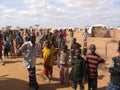 Somalia Hunger Refugee Camp Royalty Free Stock Photo