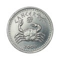 Somaliland 10 shillings coin, 2006 Cancer