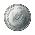 Somaliland 10 shillings coin, 2006 Cancer