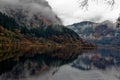 Somber Misty Scottish Loch-Side