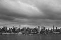 Somber Storm Clouds Over New York City