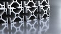 Some aluminum construction profile objects Royalty Free Stock Photo