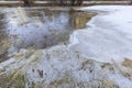 Some beautiful scene of the famous Mirror Lake of Yosemite Royalty Free Stock Photo