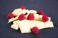 Chocolate with raspbery Royalty Free Stock Photo