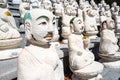 Some of the 500 BuddhaÃ¢â¬â¢s Disciples statues in Bomunsa Temple on the island of Seongmodo, Ganghwa, Incheon, South Korea