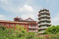 Some building of Eight Trigram Mountains Buddha Landscape Royalty Free Stock Photo