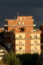 Some buildings outskirts of Rome (Italy). Illegally area building Royalty Free Stock Photo