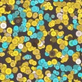 some buttons texture background seamless Royalty Free Stock Photo