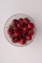 Some cherrys in a glass Royalty Free Stock Photo