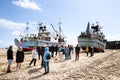 Fishing boats at Thorup Strand, Denmark II