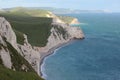 The Beautiful cliffs of the Jurassic coastline in the UK