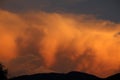 Some colored clouds at sundown