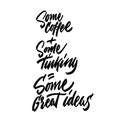 Some coffee+some tinking=some great ideas