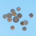 coins of Bulgarian lev currency Royalty Free Stock Photo