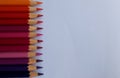 some colour of colour pencil.