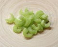 Some cutted celery