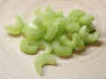 Some cutted celery