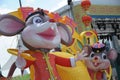 Some decorations exhibits at the Singapore River Hongbao festival event at Marina Bay The Float