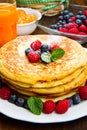 Some delicious Pancakes with berries